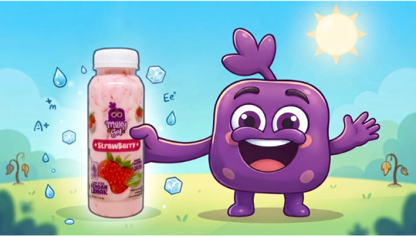 Milky Gel Teman Segar Menjaga Cairan Tubuh di Cuaca Panas